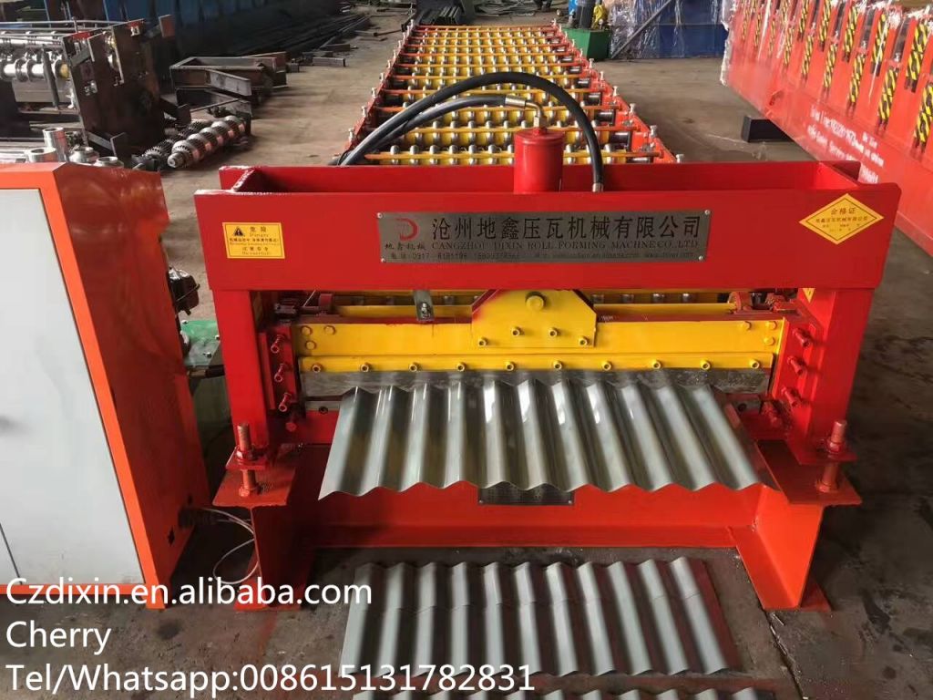 DX Machinery Of The Corrugated Roof Tile Rolling Machine Best Price