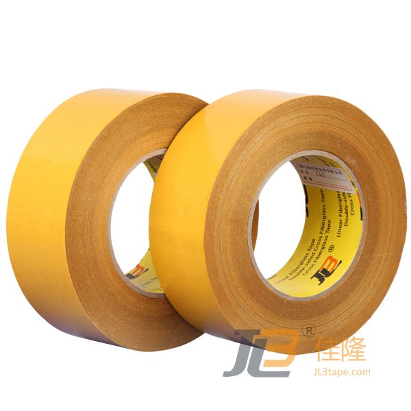 DOUBLE-FACE FILAMENT MESH TAPE JLW-323 provides self-adhesion to foams, textile, non-woven and leather products