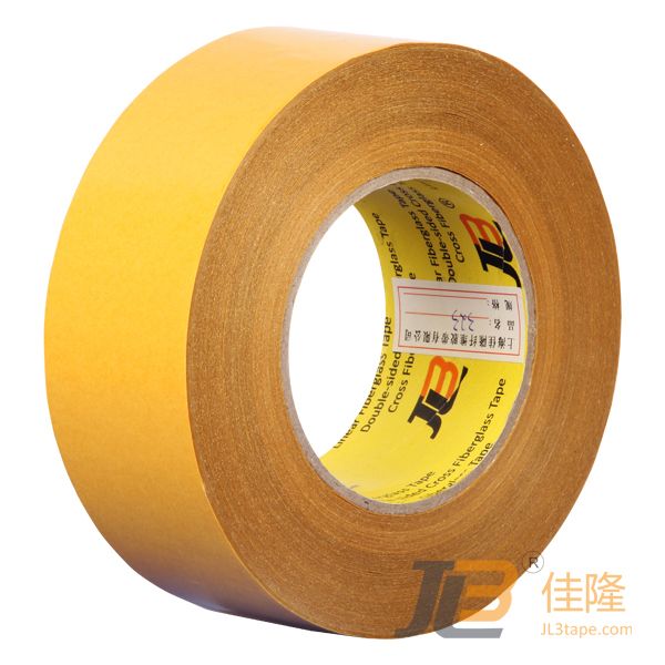 DOUBLE-FACE FILAMENT MESH TAPE JLW-323 provides self-adhesion to foams, textile, non-woven and leather products