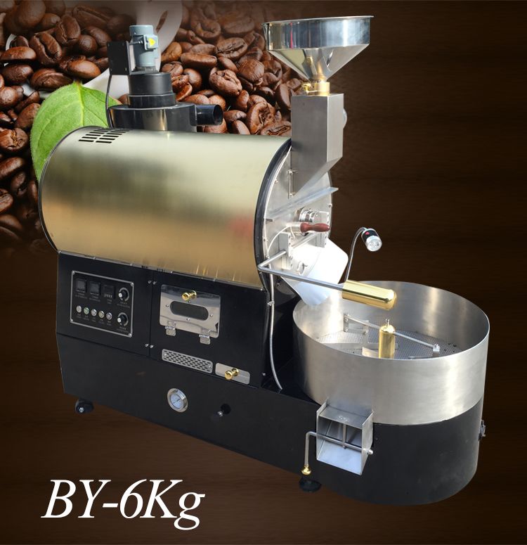 China factory supply industrial 6kg coffee been roaster machine