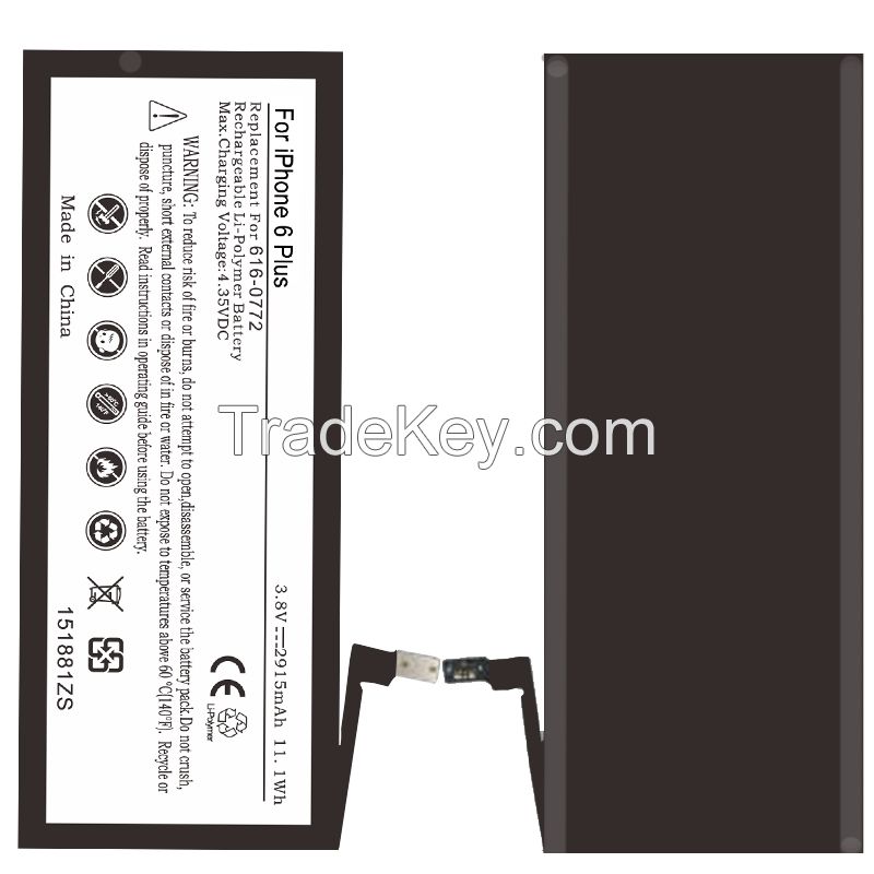 Brand new 3.82V 2915mAh batttery 616-0765 forÂ iPhoneÂ 6Â PlusBattery