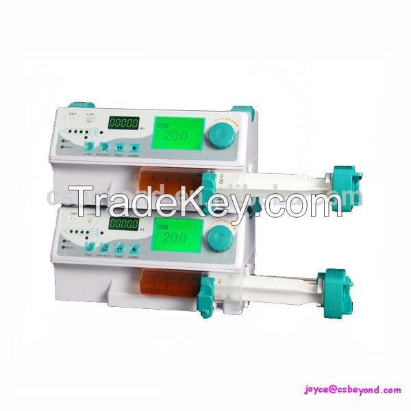 Double and single channel syringe pump for ICU/ CCU etc.