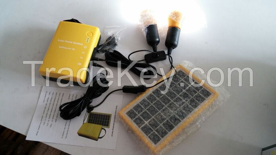 3W led mini home solar lighting system