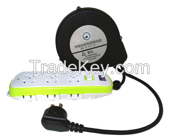 Wholesale tangle free cord retractor retractable cable reel For Perfect  Organizing of Cables 