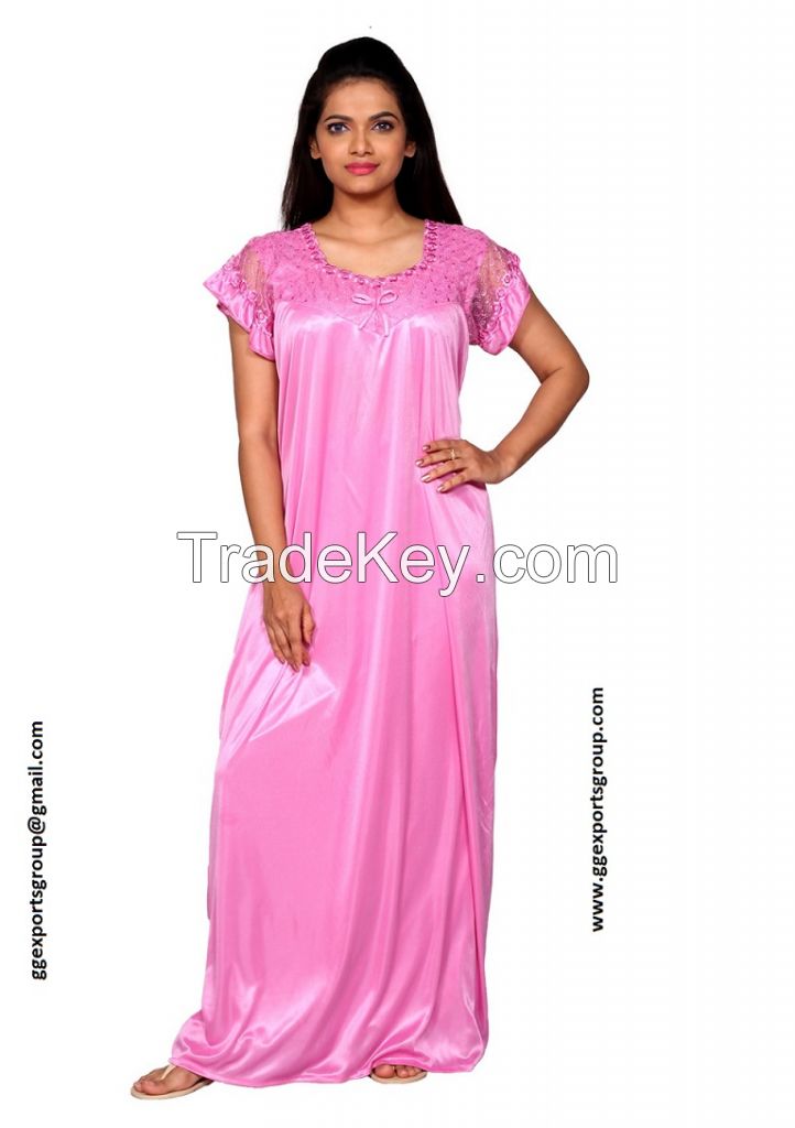 Comfortable 100%Polyster Nightgown
