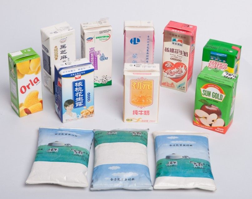 Laminated Packing Materials for Milk and Juice