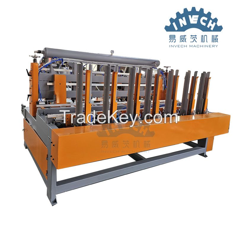 Automatic Wood Pallet Block Nailing Machine