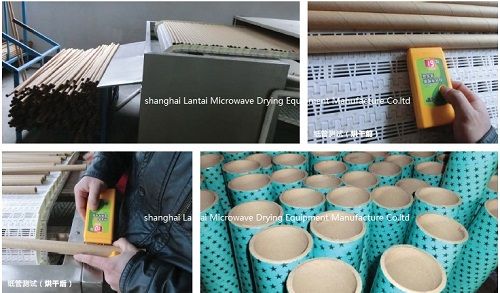Paper Tube Continous Tunnel Microwave Dryer Machine