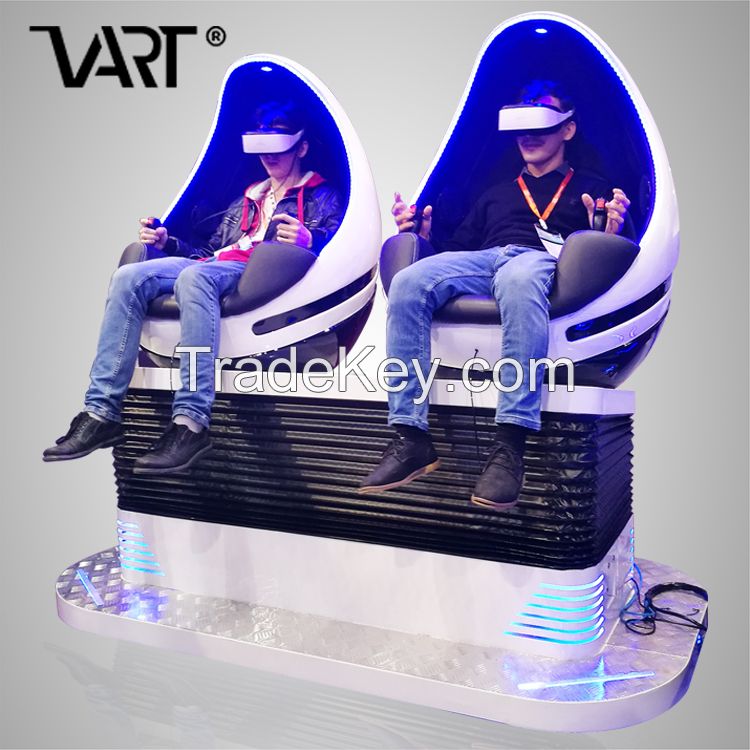 7D 9D Cinema VR Egg Chair With Virtual Reality Movies VR Simulator For Sale