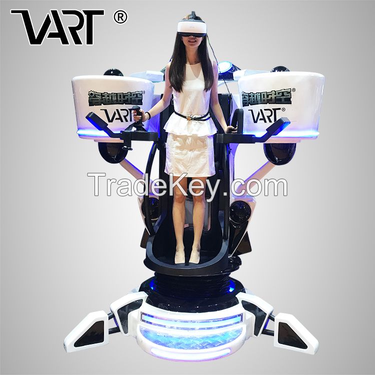 9D VR Flight Simulator With Shooting Game, Virtual Reality For Amusement Park