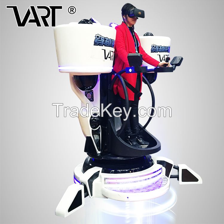 9D VR Flight Simulator With Shooting Game, Virtual Reality For Amusement Park