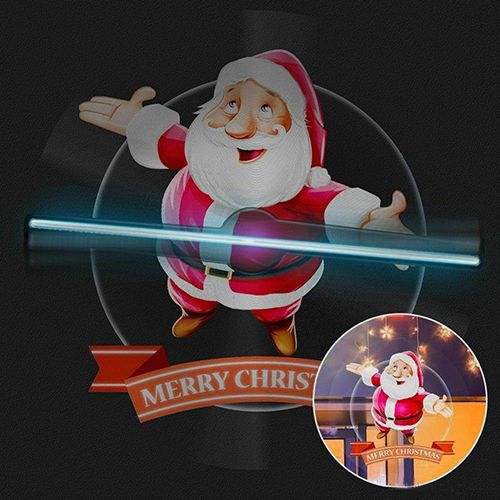 2019 Hot Trending 45cm LED 3D Fan Holographic Advertising Display