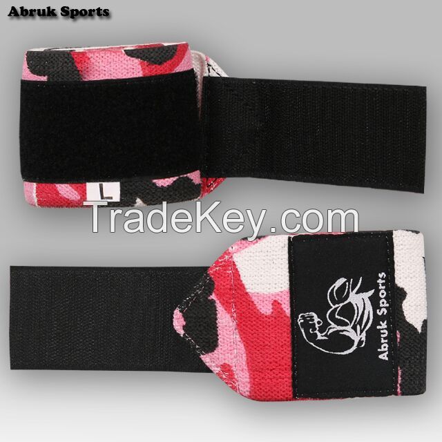 Wrist wraps made of cotton elastic custom colour