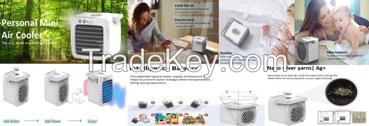Mini portable Air Coolers Humidifiers purifiers