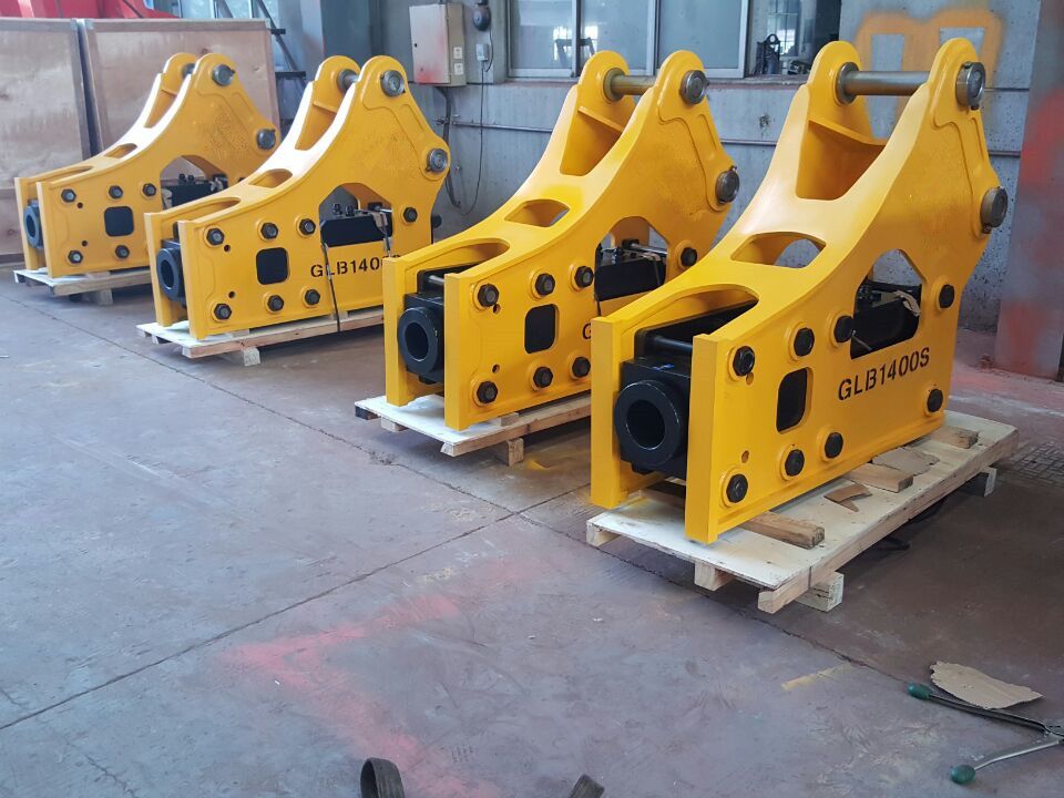 Road construction equipment excavator hydraulic rock breaker hammer