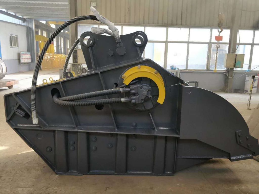 Construction machinery parts excavator bucket crusher