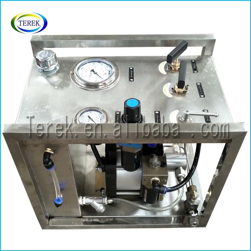 Maximum 6400 bar high pressure small water booster pump for liquid/chemical/water/oil