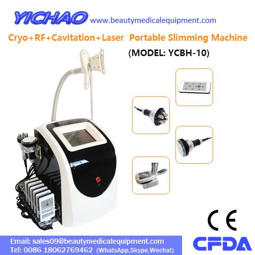 High Effective Lipolaser Rf Cavitation Cryoliplysis Body Slimming Beauty Equipment