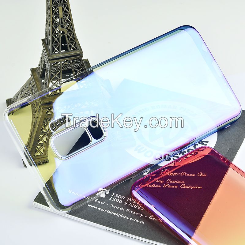 Clear Plating Color Gradient Phone Case for Samsung Galaxy S9 and S9 Plus