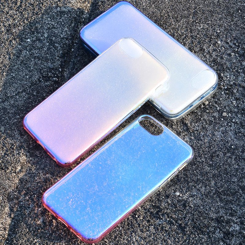 Clear TPU Case Gradient Phone Case for iPhone