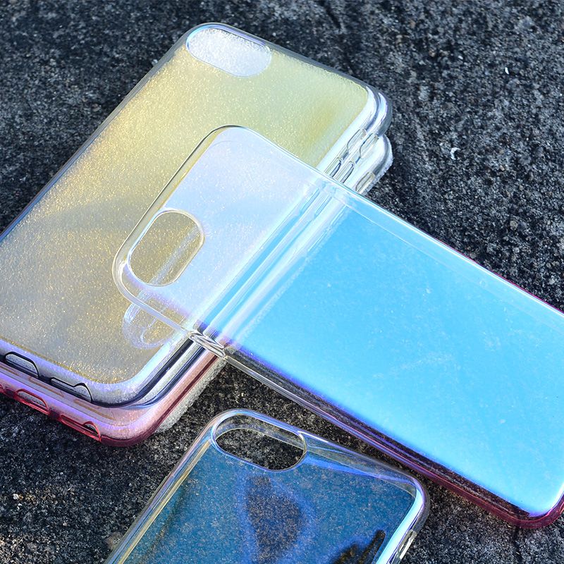 Clear TPU Case Gradient Phone Case for iPhone