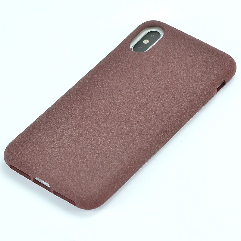 Soft TPU Silicone Phone Case for iPhone with fluff painting