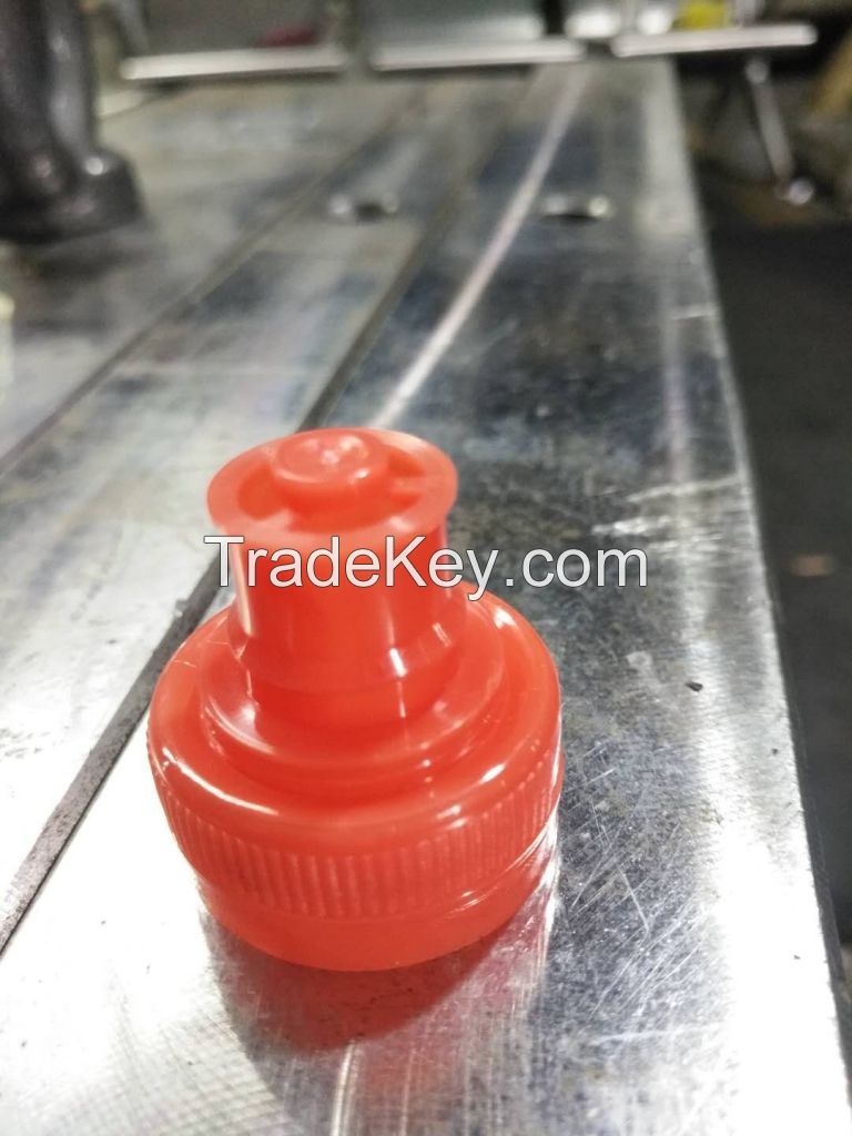 16 cavities good quality plastic bottle red cap mould