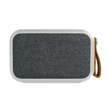 Fabric portable Bluetooth speaker, IPX5 waterproof, two-side fabric appearance