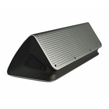Indoor metal triangle wireless speaker with enhanced bass/4Hrs playback