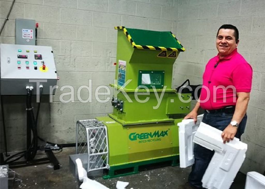 Styrofoam recycling machine of GREENMAX  Mars C200