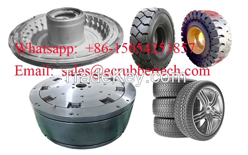 rubber solid tyre mould, solid tyre mold maker, tire mould
