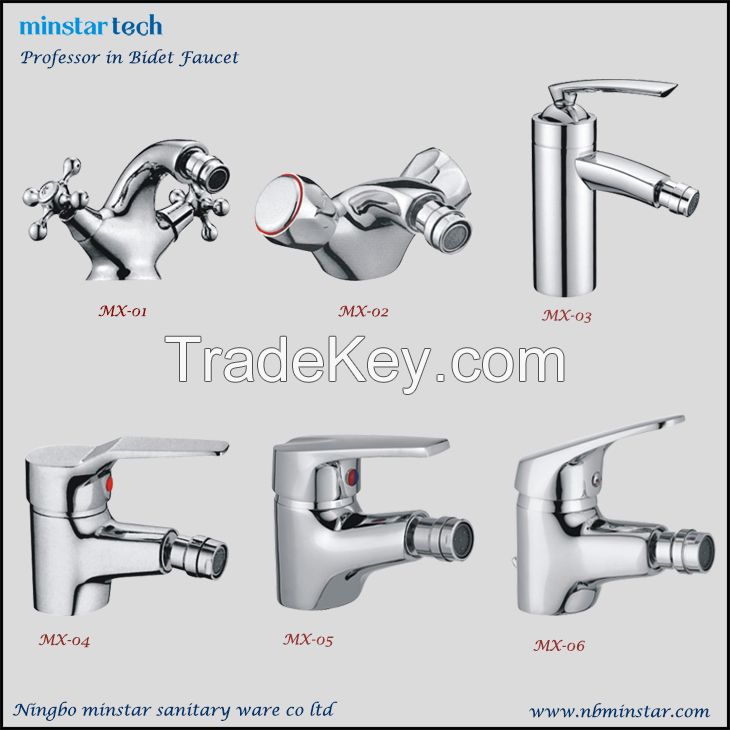 Solid brass bathroom applicaion personal care hot and cold water bidet faucet