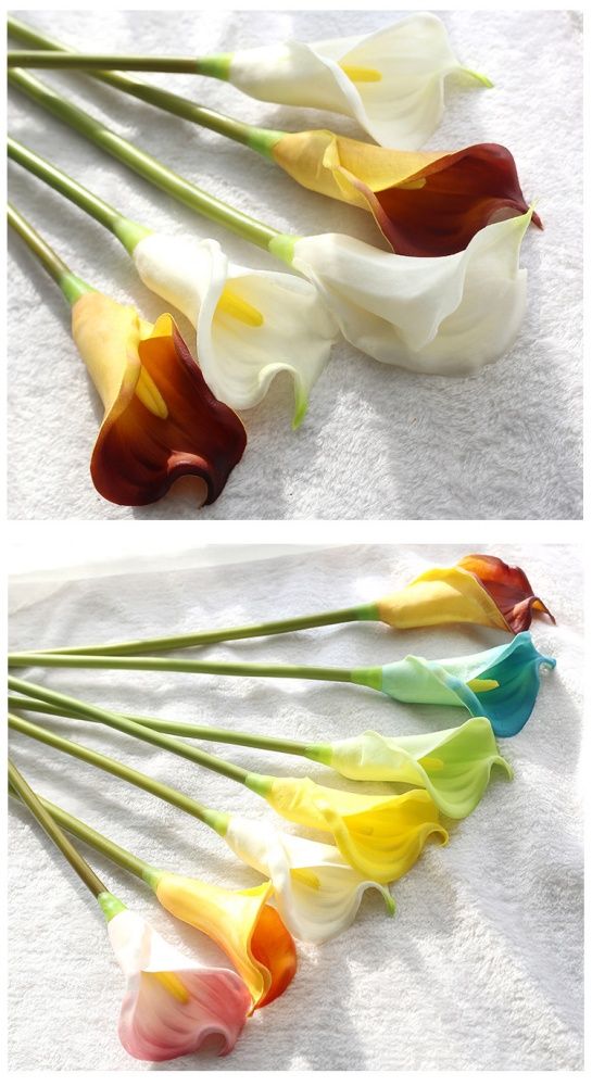 artificial flowers calla lily decorative flowers for wedding party