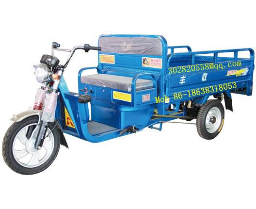electric cargo tricycle for loading goods, 1500kg, 120km