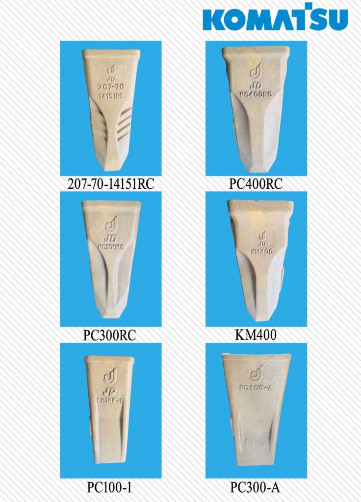 Komatsu Bucket Teeth And Adaptor