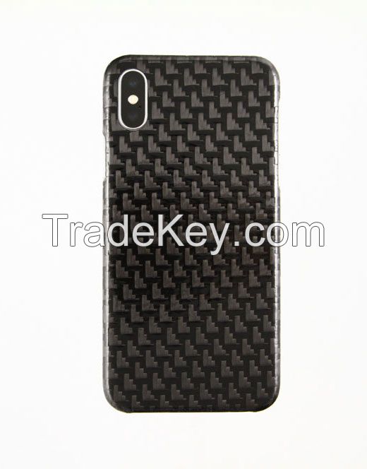 iPhone X Fish tail REAL carbon fiber case Shockproof