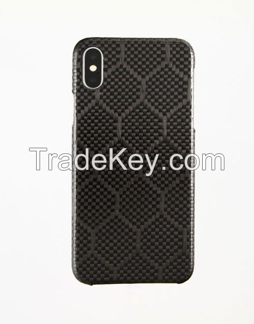 UNIQUE HANDMADE Carbon and Aramid fiber cases for iPhone 7/8 7+/8+ and X.