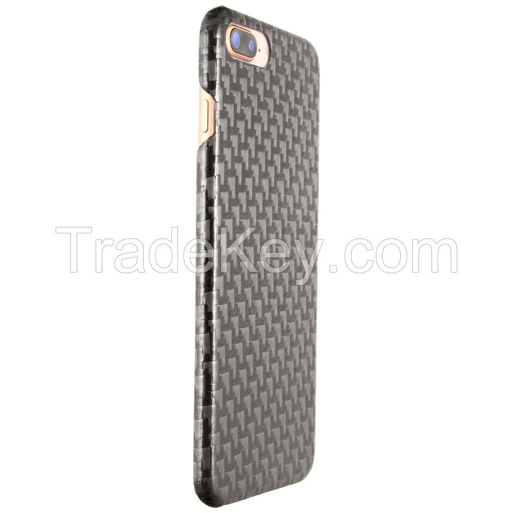 iPhone 7+/8+ Fish tail REAL carbon fiber case by DUNCA, Shockproof