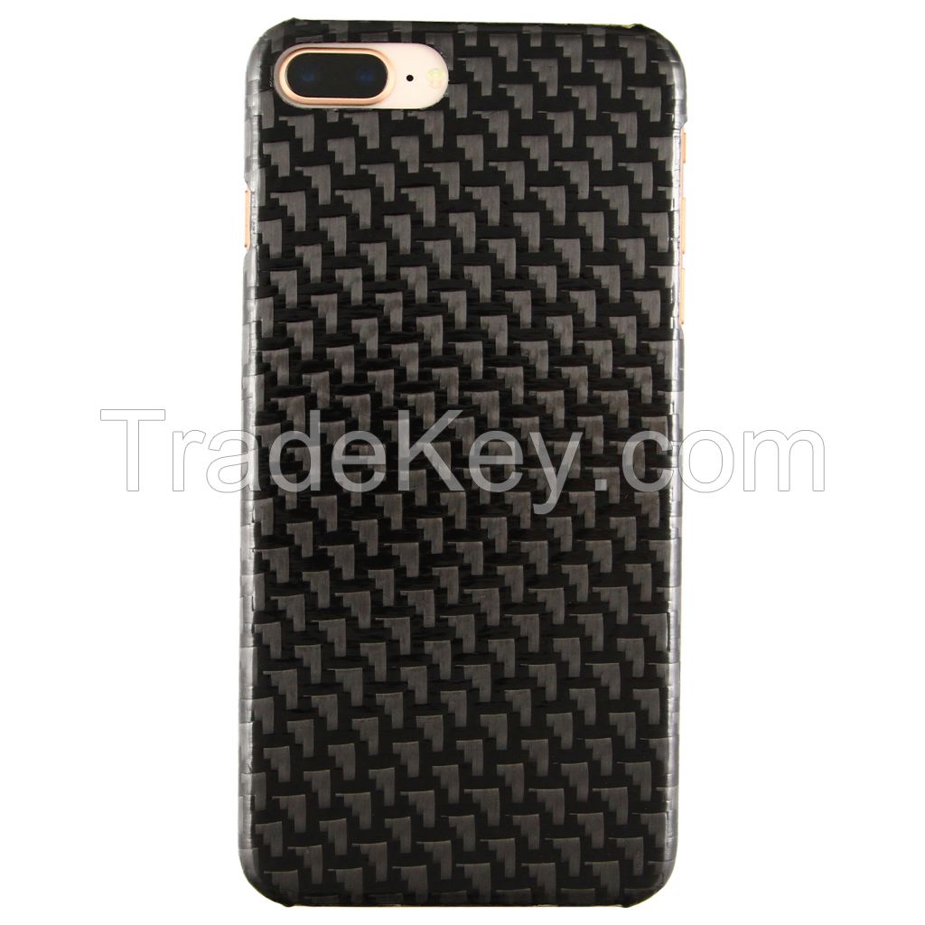 iPhone 7+/8+ Fish tail REAL carbon fiber case by DUNCA, Shockproof