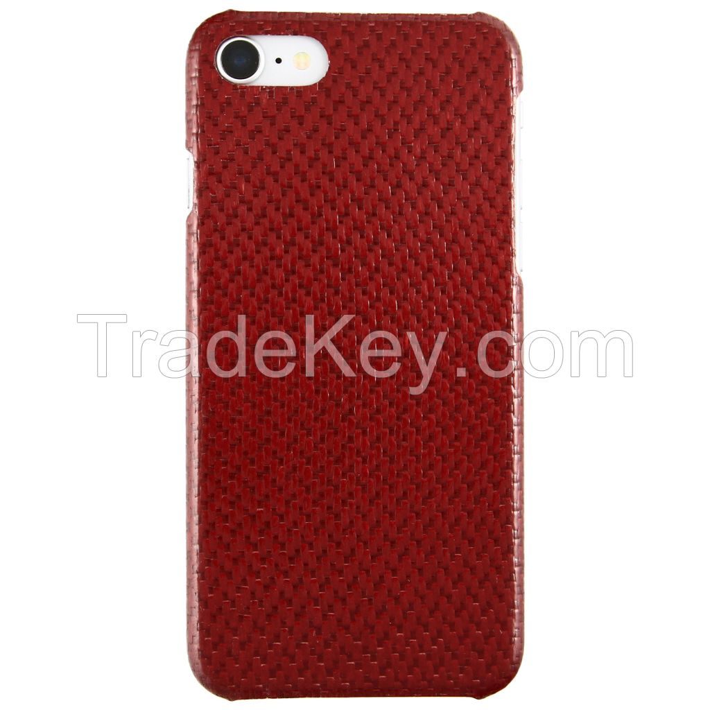 iPhone 7/8 Red Aramid fiber case by DUNCA, Shockproof