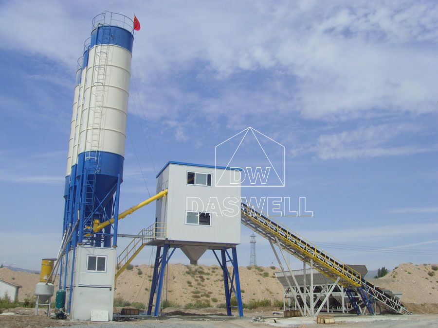 Mobile Modular Concrete Batching Plant 180m3/h