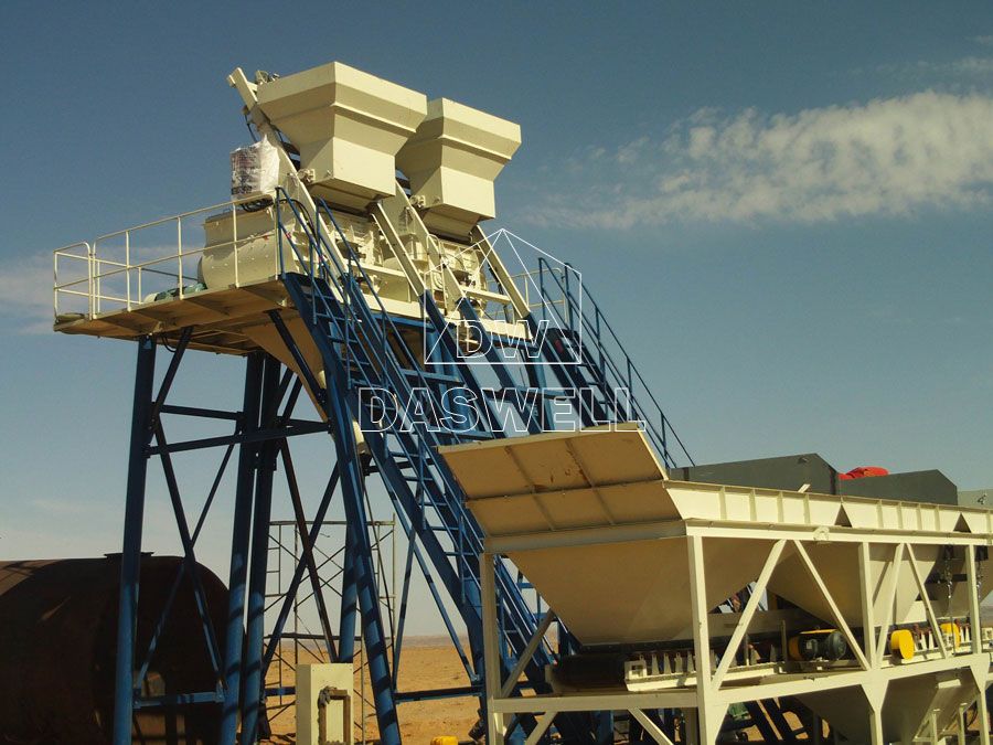 Mobile Modular Concrete Batching Plant 180m3/h