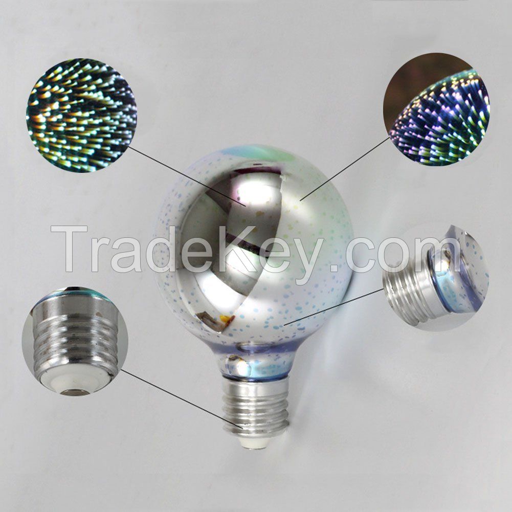 3D fireworks decorative light bulbs 