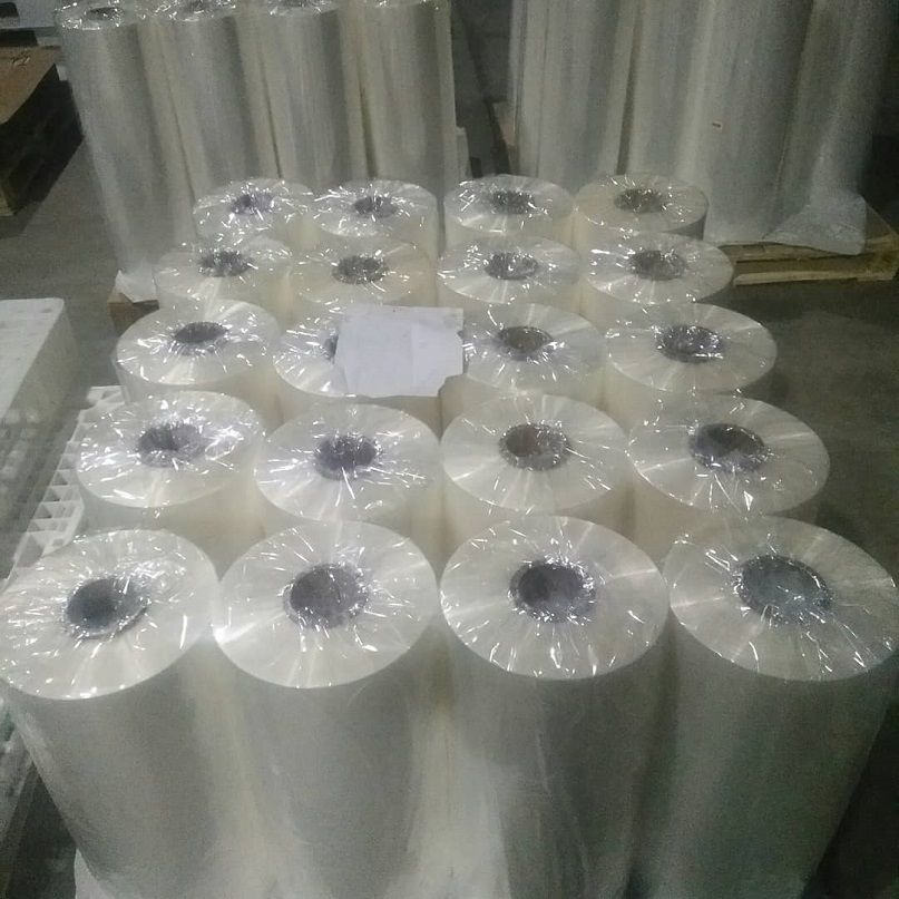 Hot slip type polyolefin POF shrink film for high speed shrink machine