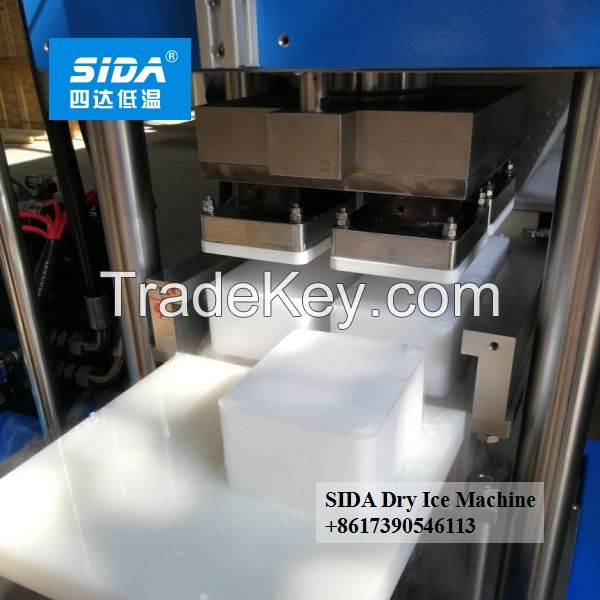 Sida brand large dry ice pellet block production machine with packing line
