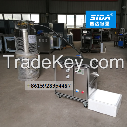 Sida brand dry ice cleaning machine with safe self-lock blasting gun