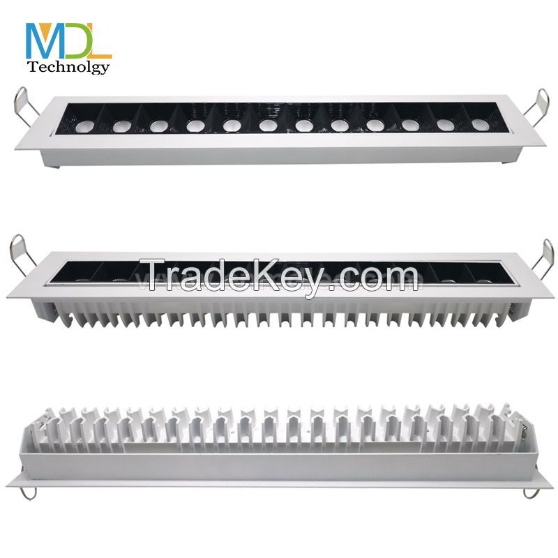 MDL Adjustable Angle Recessed LED Linear Light Model: MDL-LDL2