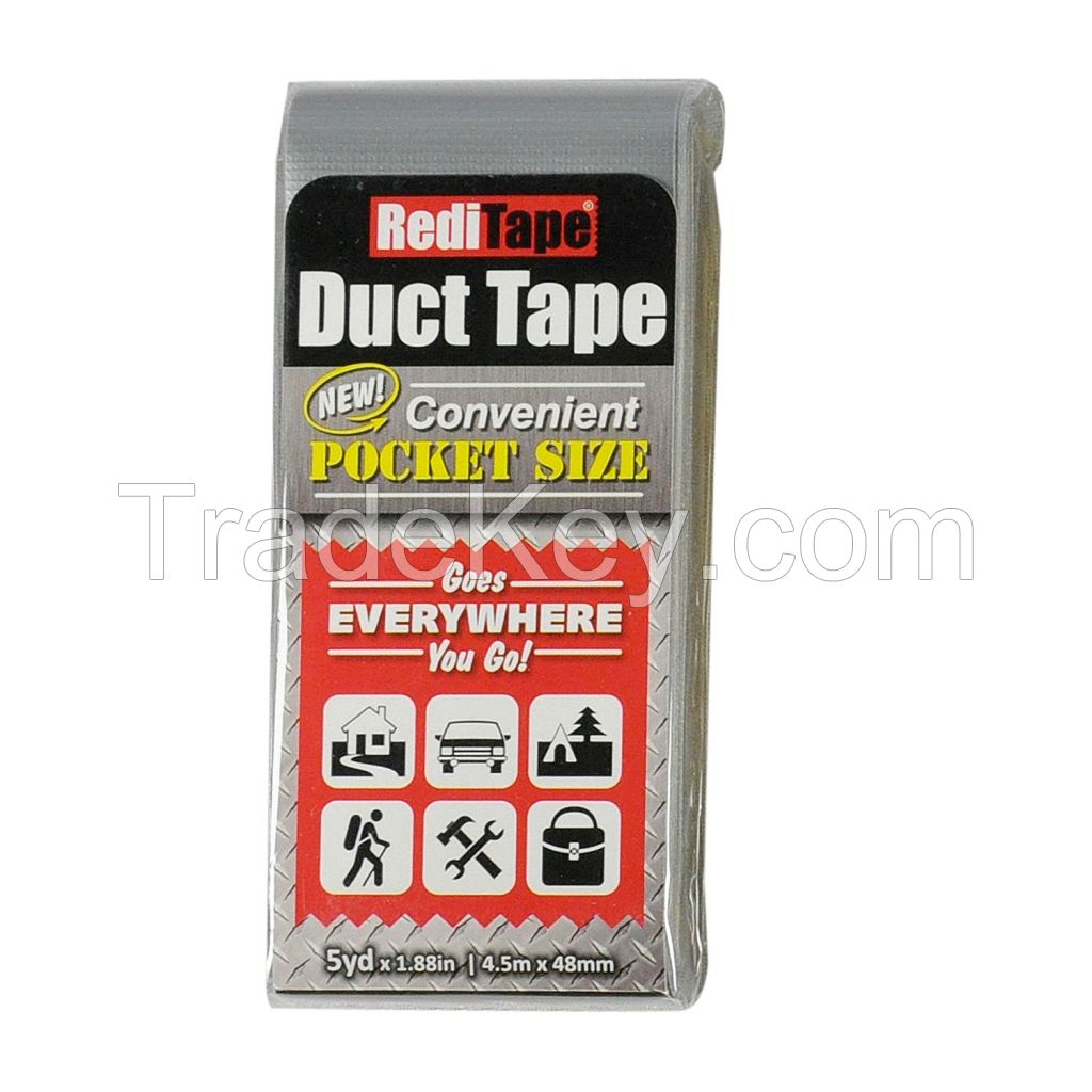 RediTape Pocket Size Duct Tape Silver 1-Pack