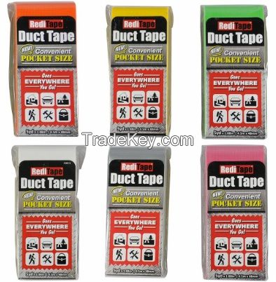 RediTape Pocket Size Duct Tape Rainbow 6-Pack