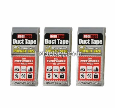 RediTape Pocket Size Duct Tape Silver 3-Pack